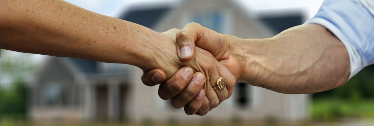 Handshake representing legal partnership